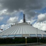 Photos: Space Mountain Getting Repainted Ahead of TRON Lightcycle / Run Opening