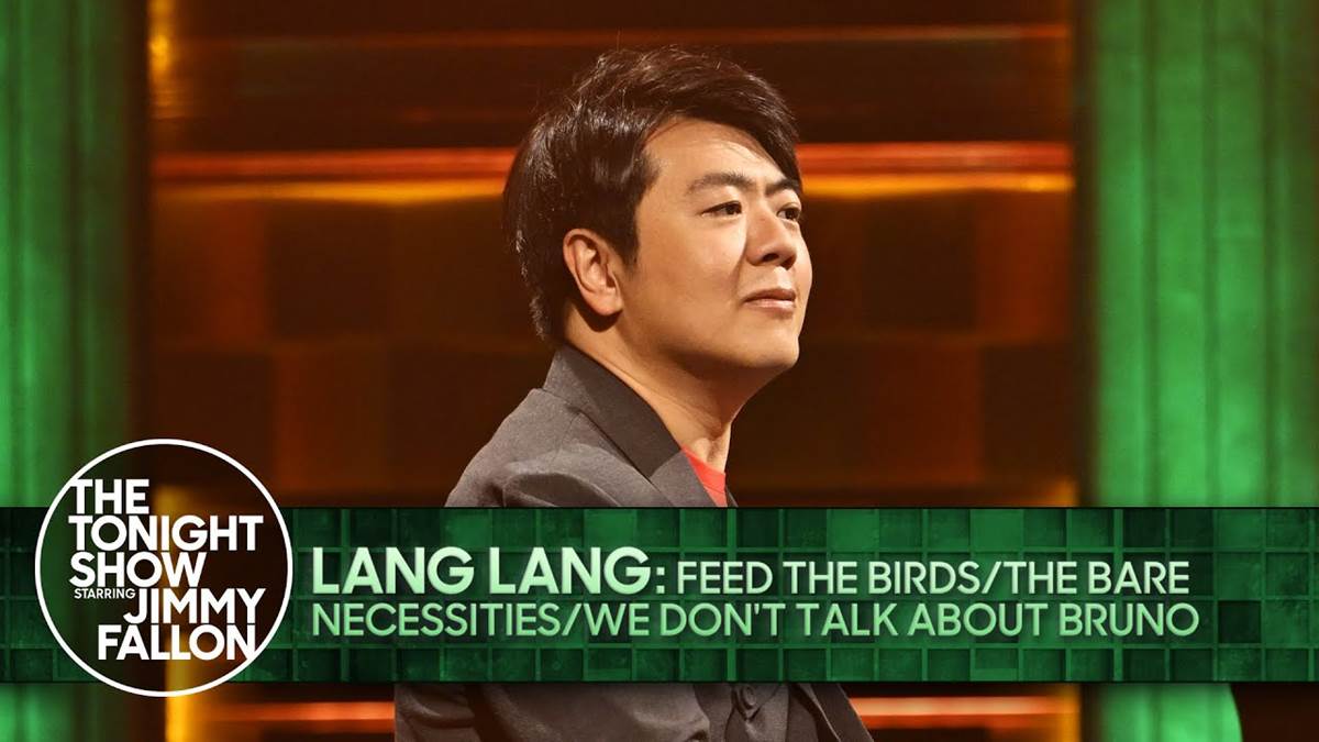 Pianist Lang Lang Performs Medley of Disney Songs on "The Tonight Show