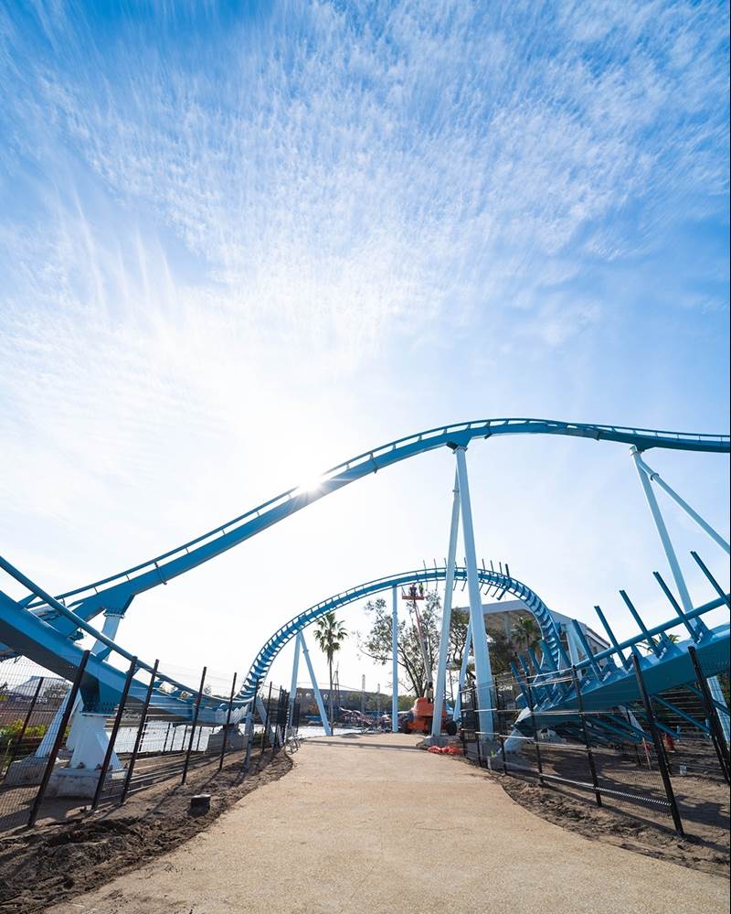 SeaWorld Orlando Shares New Photo from Pipeline: The Surf Coaster