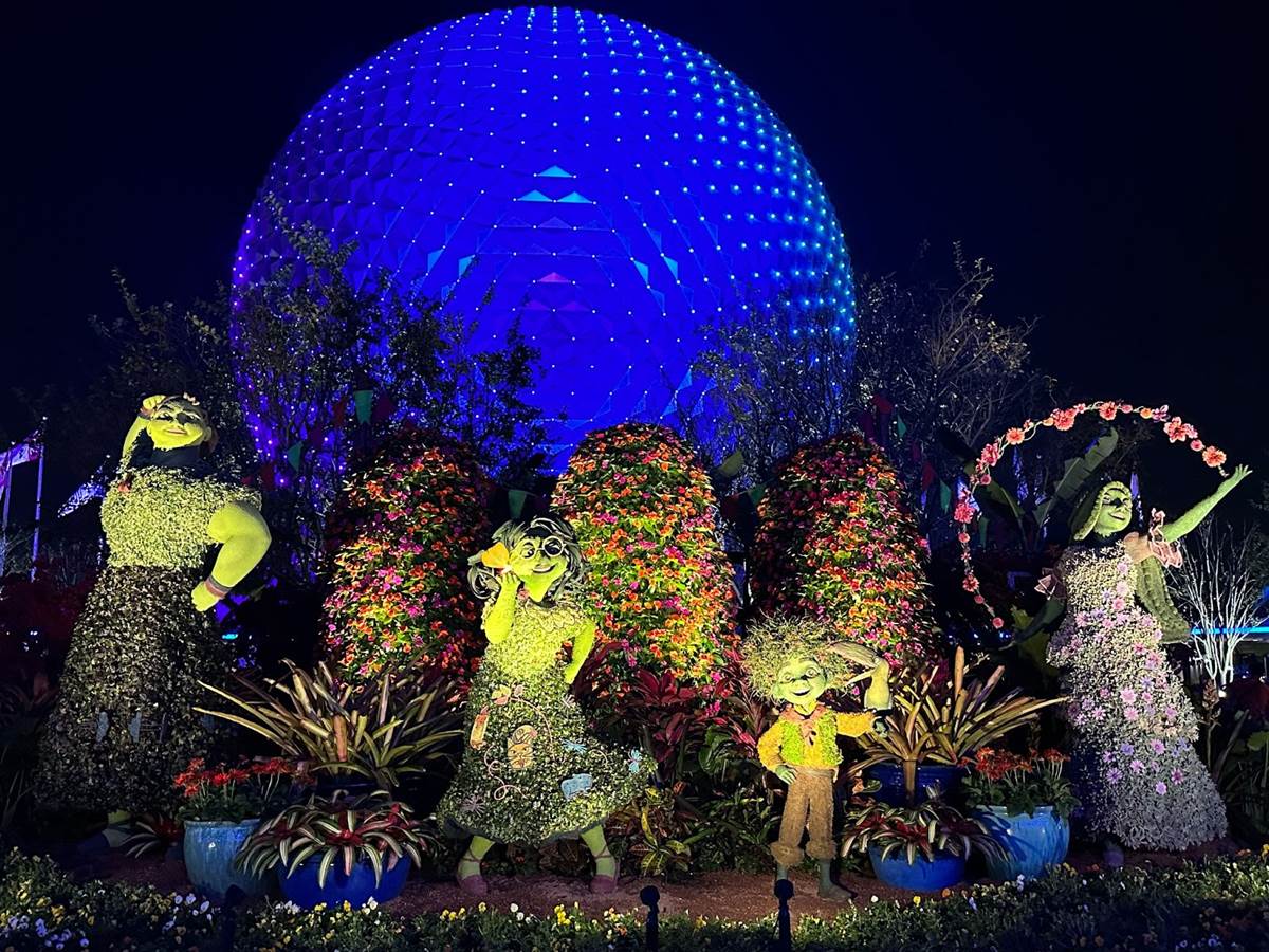 "Encanto" Spaceship Earth Light Show Debuts at 2023 EPCOT International