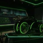 Imagineers Work On Team Green Post-Show at TRON Lightcycle / Run