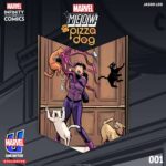 Kate Bishop Deals with Some Feisty Felines in New "Meow and Pizza Dog" Infinity Comic