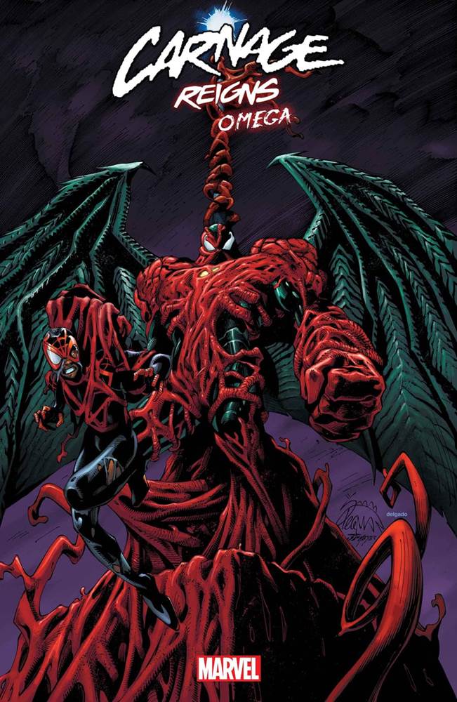 Carnage Reigns: Omega #1 cover by Ryan Stegman