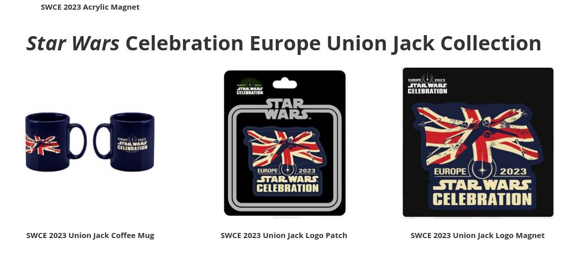 Preview of Star Wars Celebration 2023 Merchandise