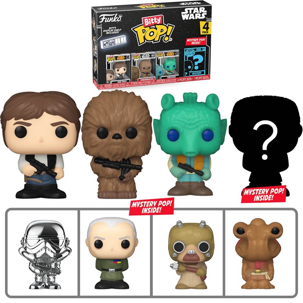Funko's Bitty Pop! Line Explores the Galaxy Far, Far Away with Star Wars:  A New Hope Mini-Figures