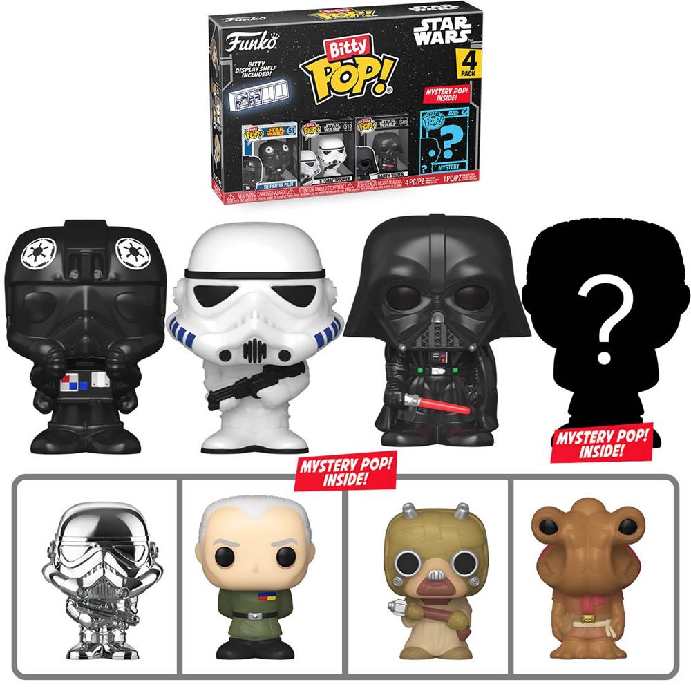 Funko's Bitty Pop! Line Explores the Galaxy Far, Far Away with "Star Wars: A Hope" Mini-Figures