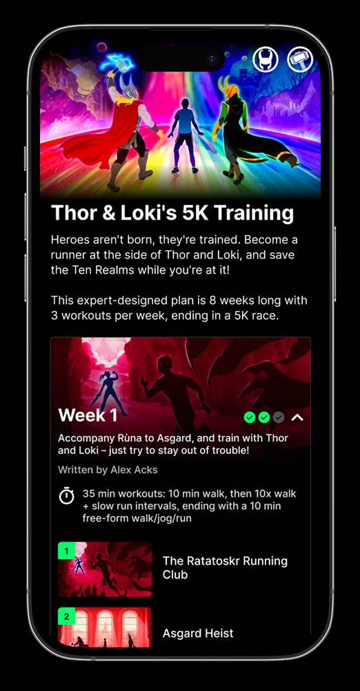 Get Fit with Marvel Heroes - Marvel Move Mobile Fitness Program