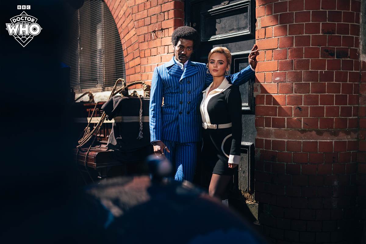 The Doctor and Ruby Arrive in the Swinging 60s as "Doctor Who" Filming