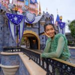Tinker Bell Actress Yara Shahidi Visits Pixie Hollow at Disneyland