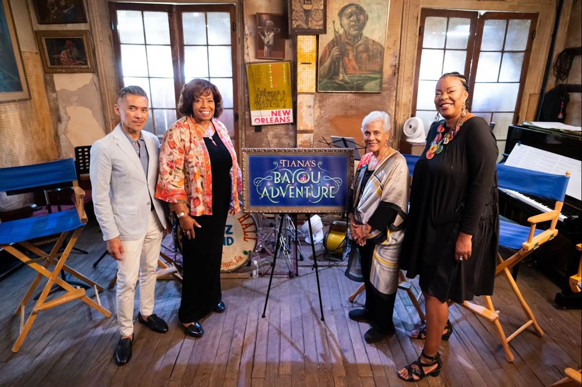 The Imagineers, along with Stella Chase Reese, at the 2023 ESSENCE Fest in the same location, Preservation Hall