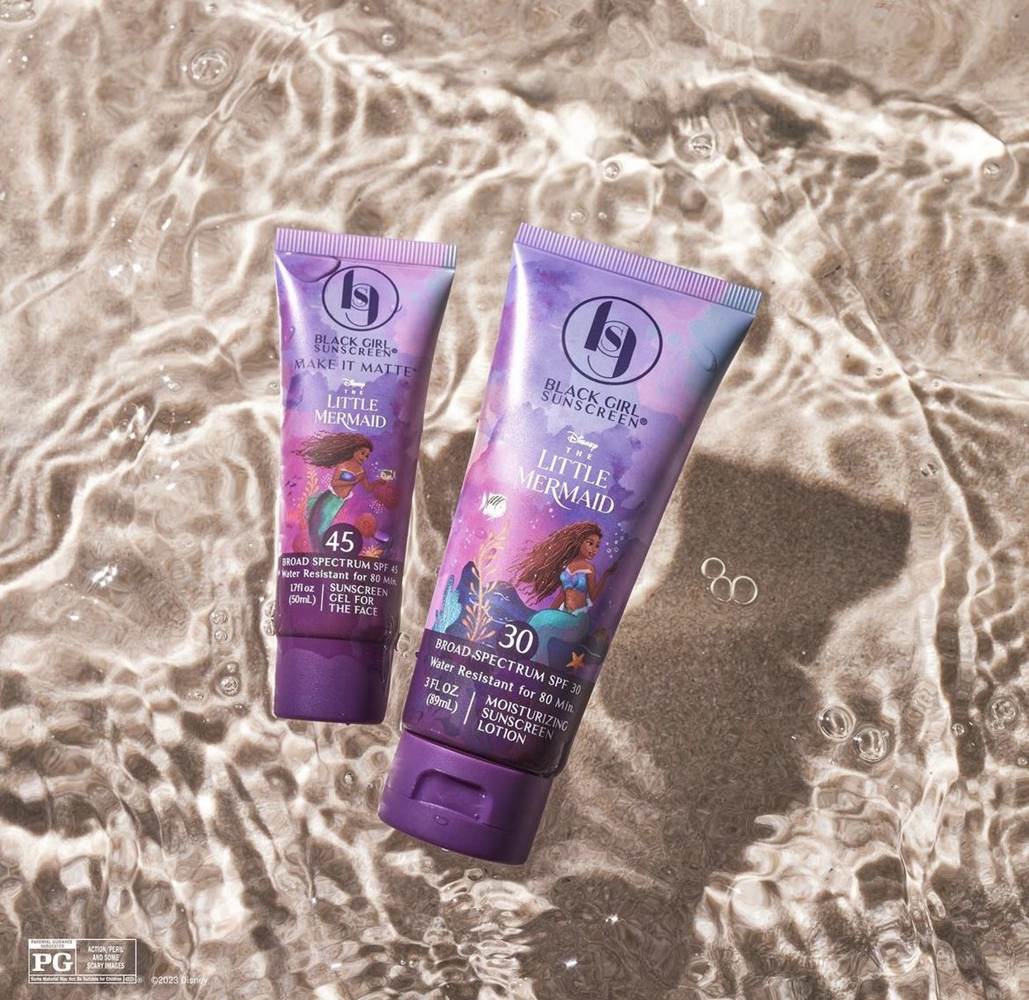 Black Girl Sunscreen Launches The Little Mermaid Collection