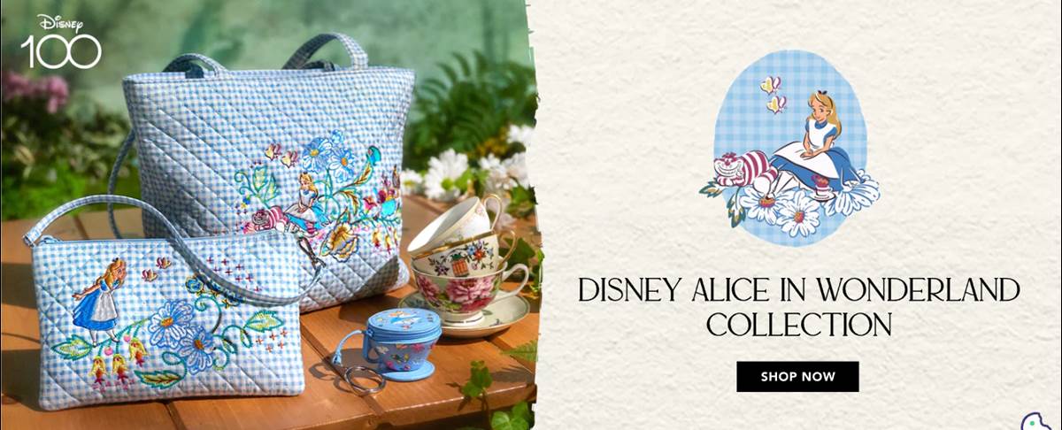 New “Alice in Wonderland” Collection From Disney and Vera Bradley
