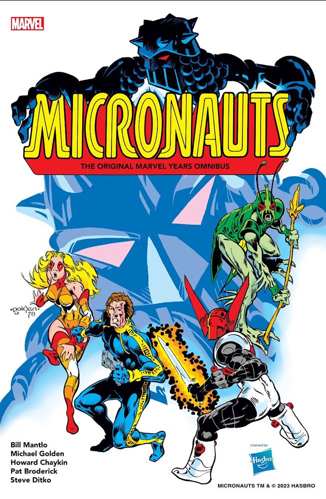 MICRONAUTS: THE ORIGINAL MARVEL YEARS OMNIBUS VOL. 1 DIRECT MARKET EXCLUSIVE VARIANT COVER BY MICHAEL GOLDEN