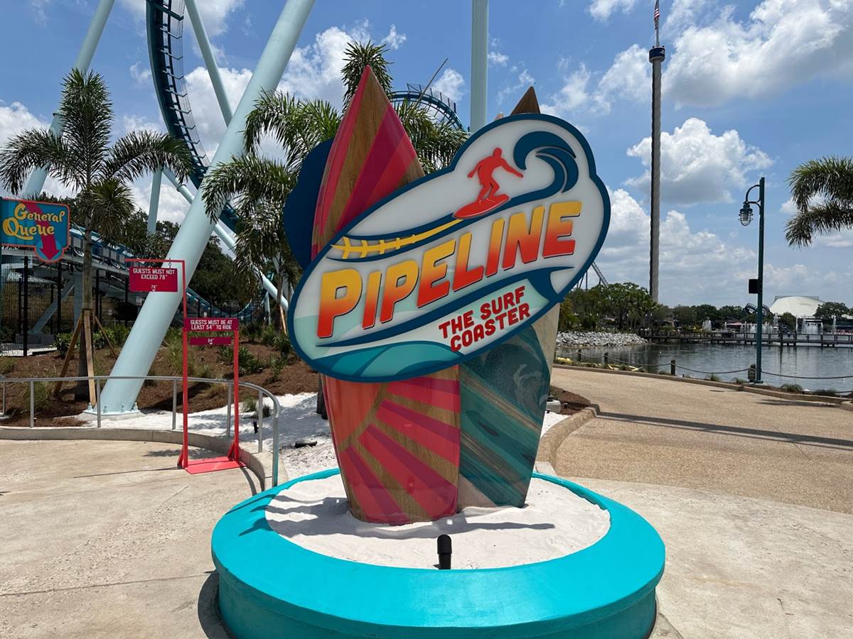 Photos / Video – Hang Ten on SeaWorld Orlando's New Pipeline: The