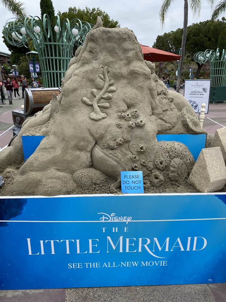 Sand sculpture from the new movie 'Luca'by Disney
