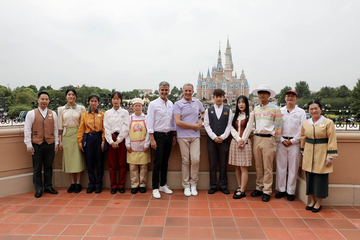 Bob Iger and Josh D’Amaro Visit Shanghai Disneyland in Celebration of