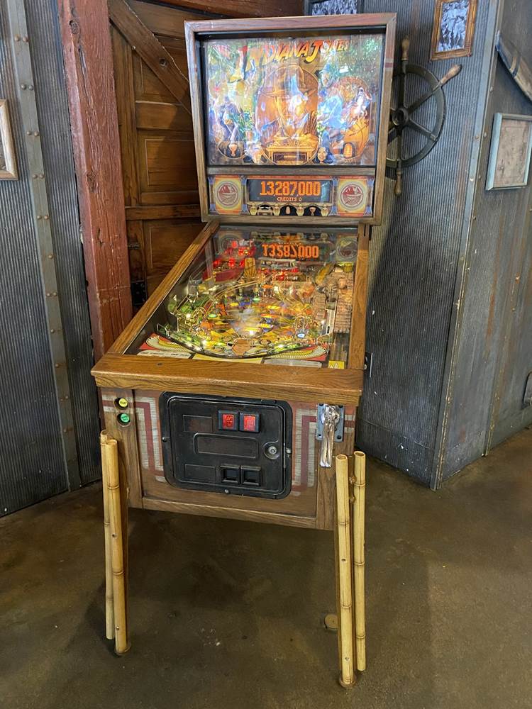 Photos FanFavorite "Indiana Jones" Themed Pinball Machine Returns to