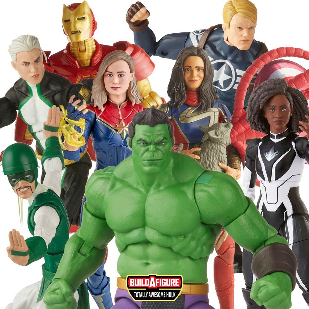 New Wave of Marvel Legends Figures Features "The Marvels," Totally