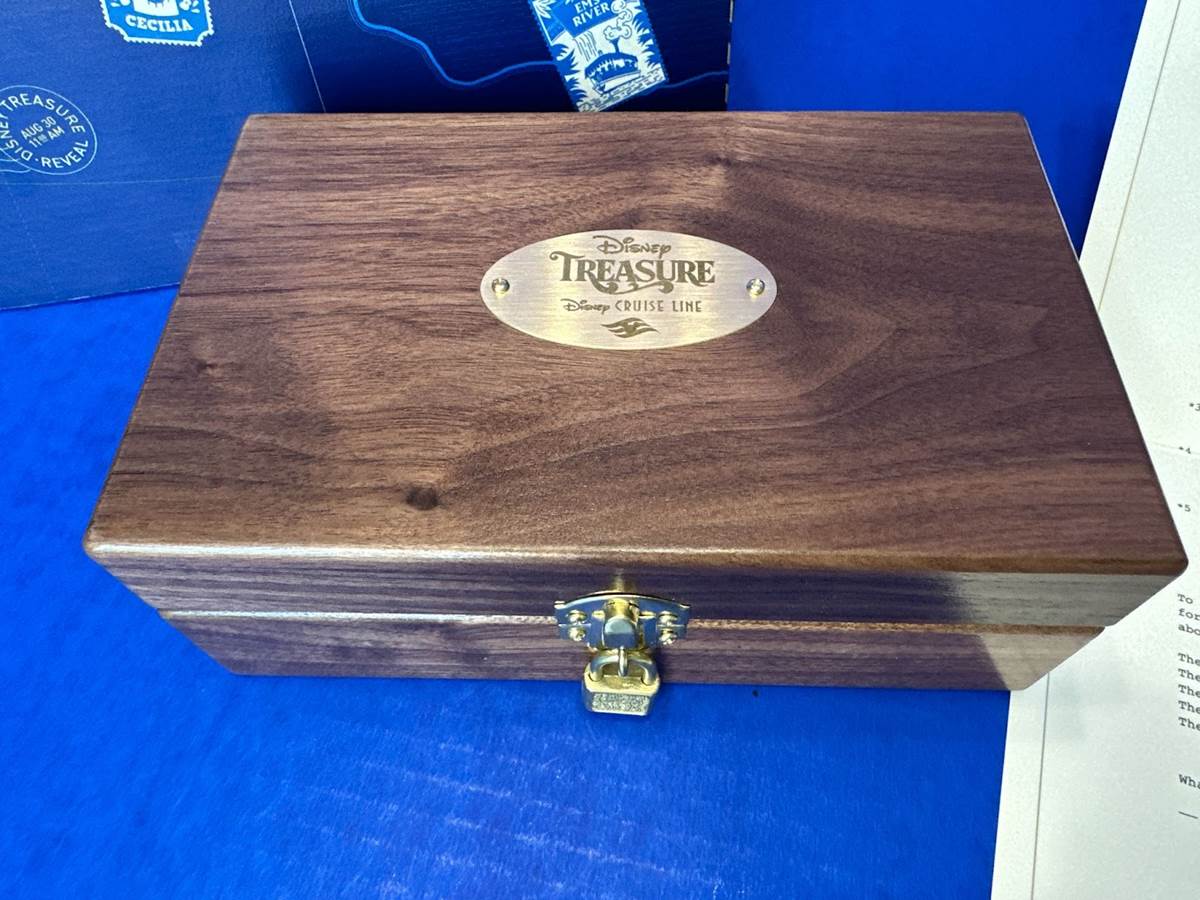 Disney Cruise Line Treasure Chest Contains Clues to What's Onboard the