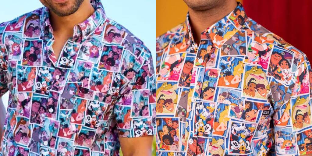 It looks like the shopDisney version (left) will be an alternate colorway of the "Say Cheeeese" shirt.