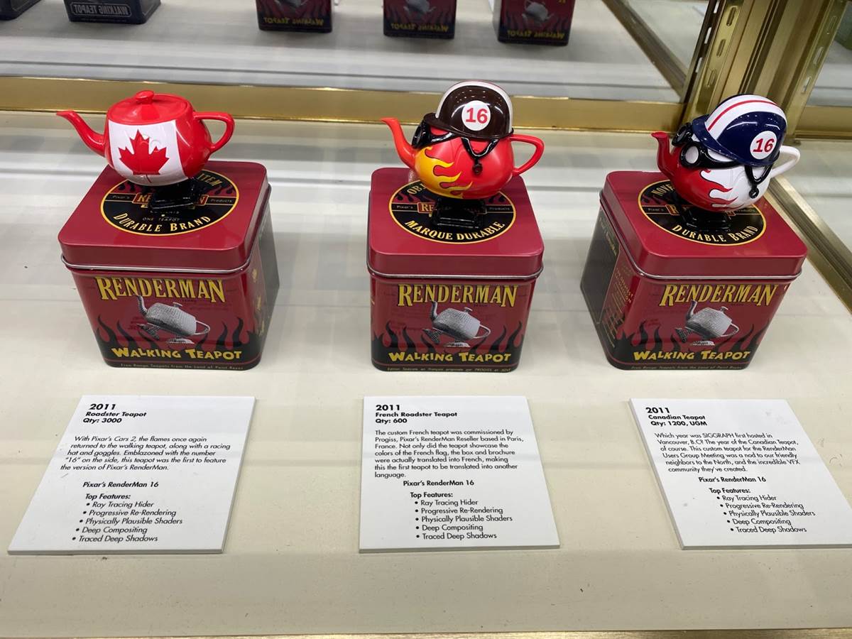 ★レア★ Pixar Renderman Walking tea pot レンダーマン ウォーキングティーポット Walking Teapot - メルカリ