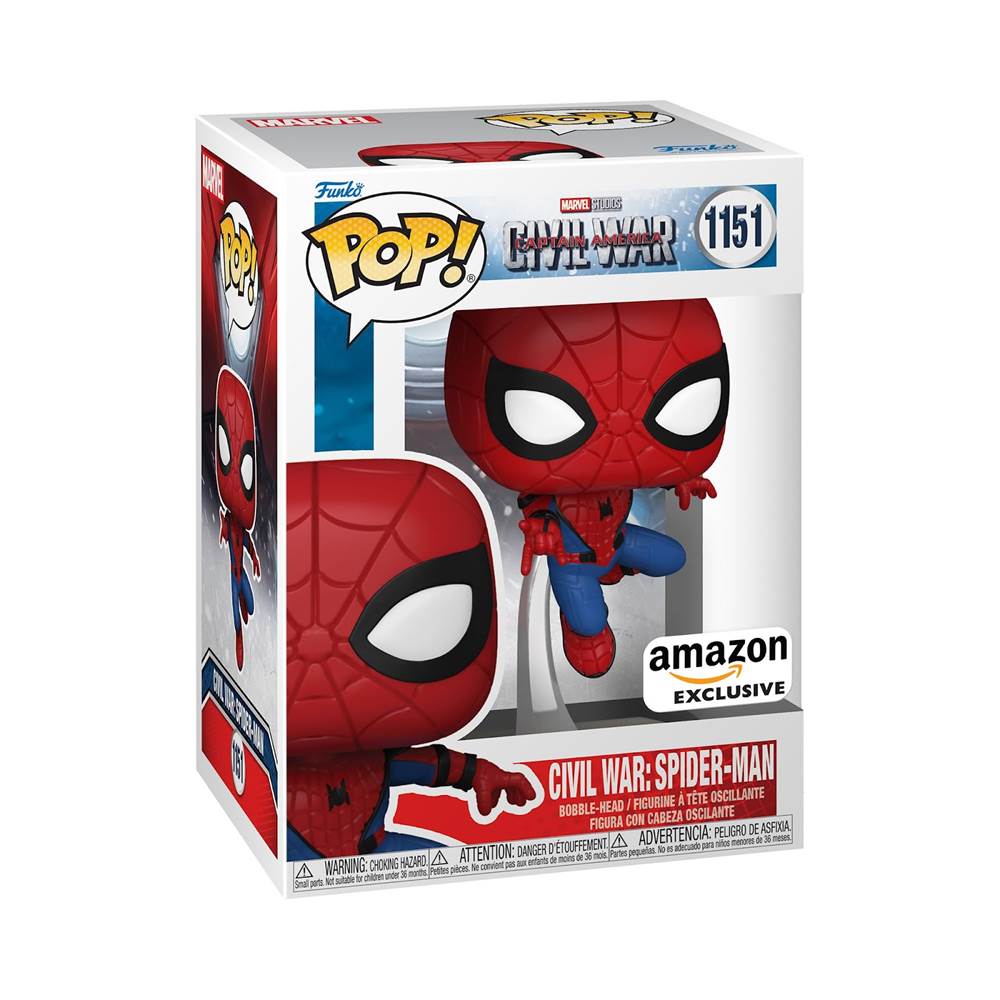 SpiderMan, Falcon Pop! Figures Added to Amazon Exclusive “Captain