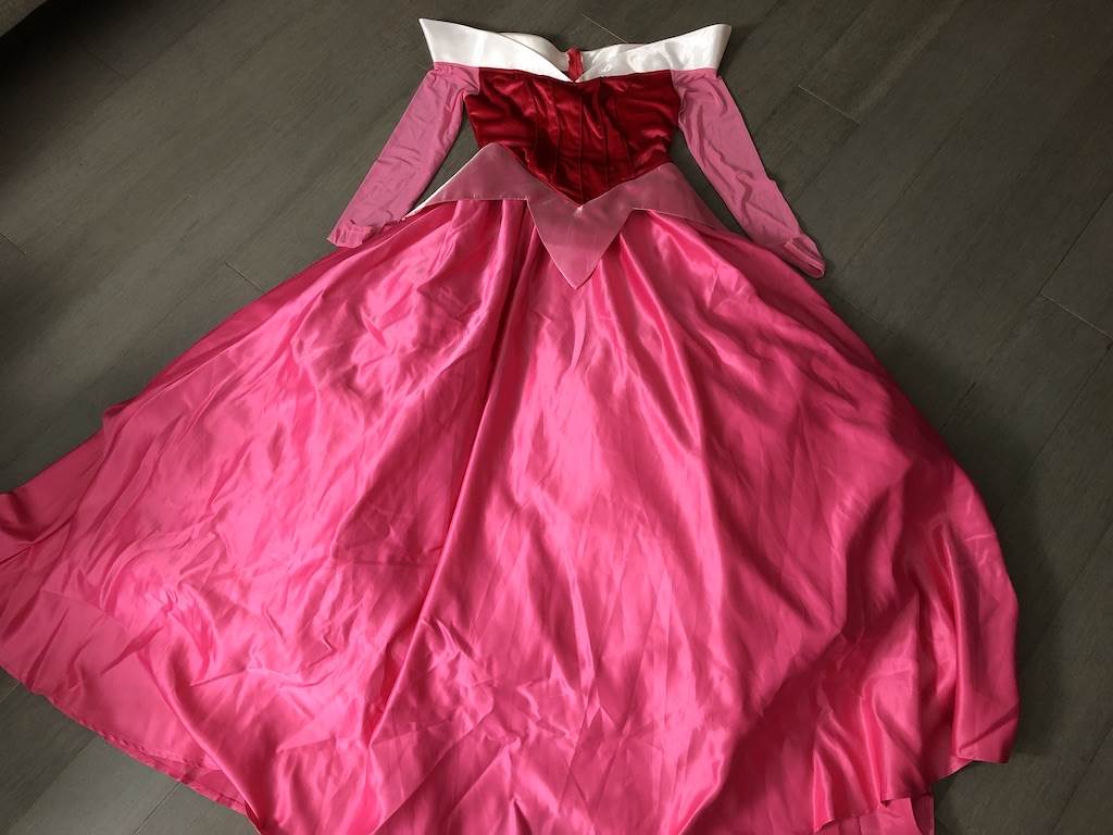 Disney-Inspired Sleeping Beauty Aurora Pink Dress + Accessories