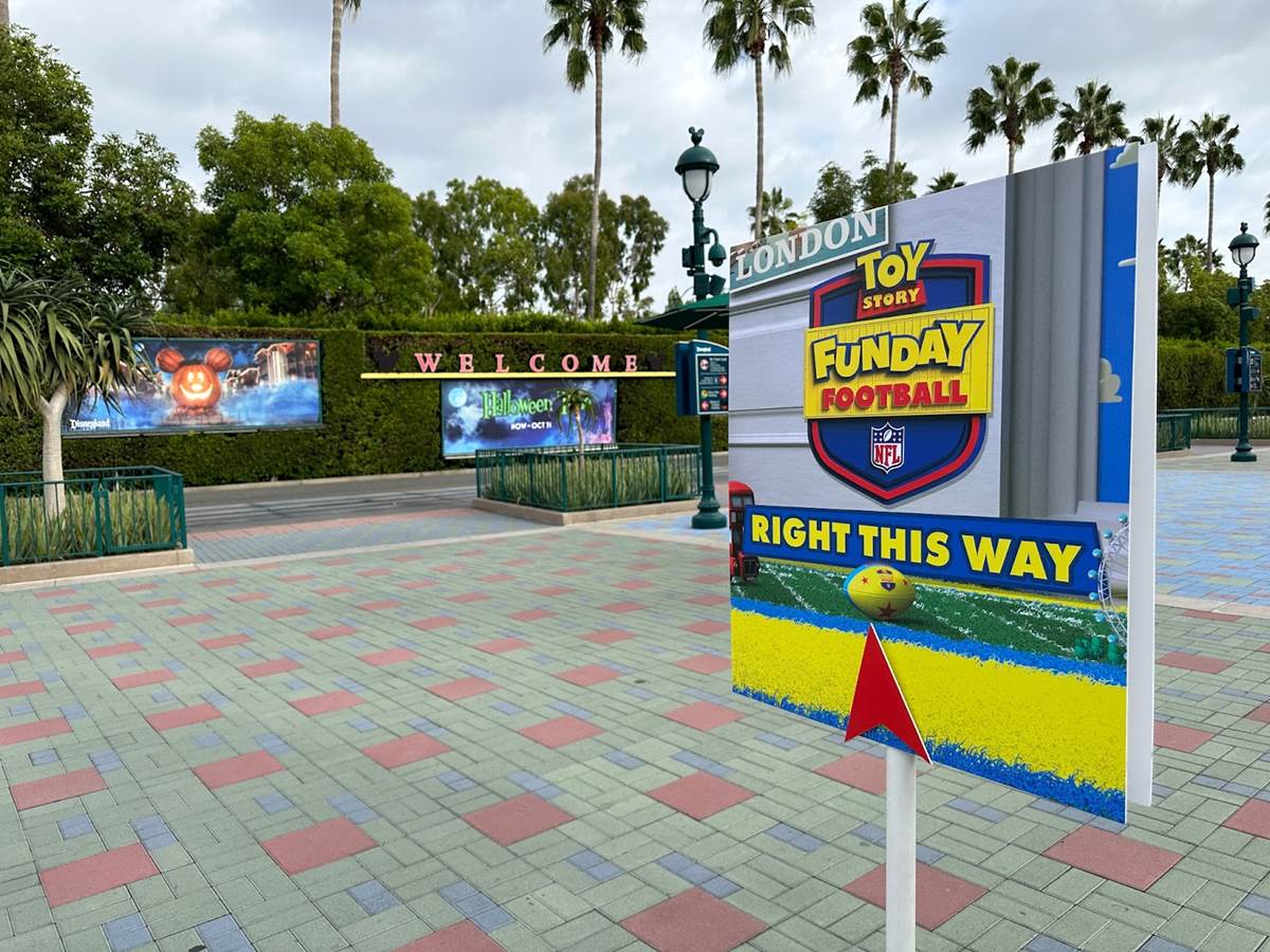 Photos “Toy Story Funday Football” PhotoOp Pops Up at the Disneyland