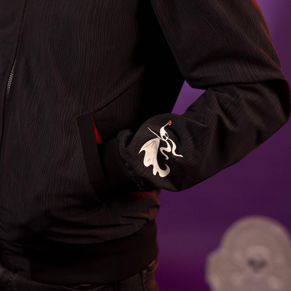 The "Jack" side also has a Zero icon at the cuff of the sleeve.