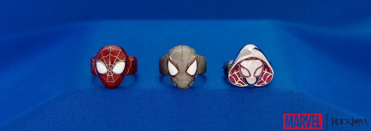 Spider-Man Mask Rings