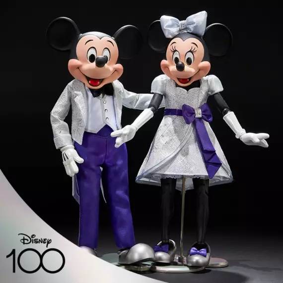 Disney100: Mickey Mouse and Minnie Mouse Limited Edition Doll Set
