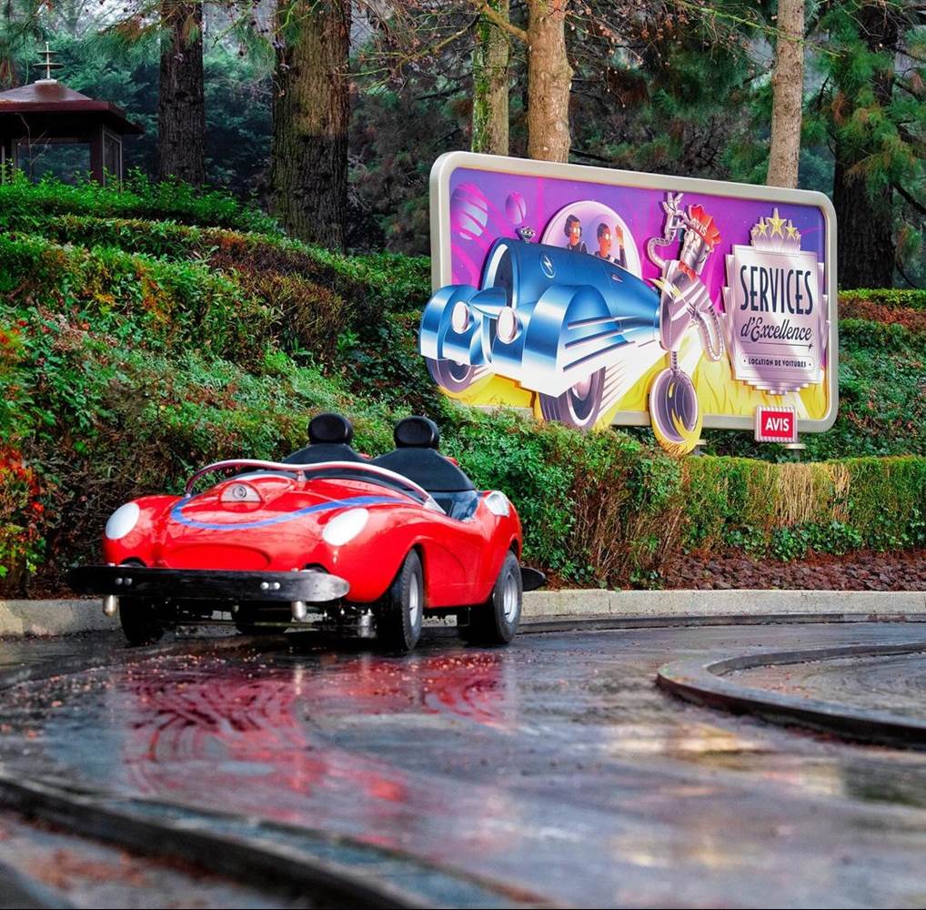 Autopia Reopens at Disneyland Paris with Avis Sponsorship and New Decor
