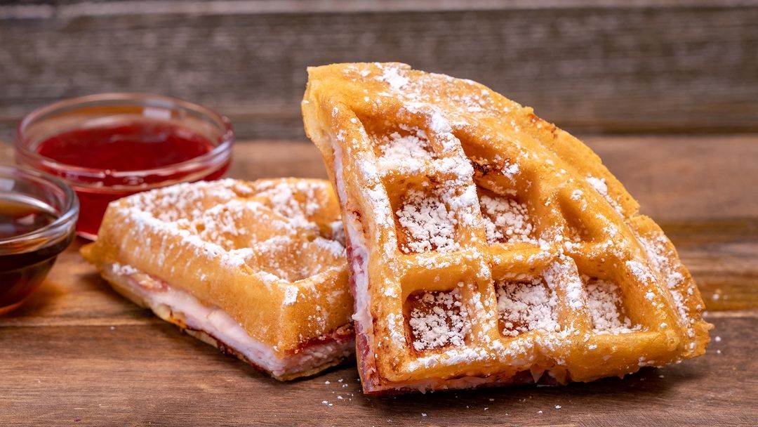 New Waffle Cristo Available for Breakfast at Disneyland's Royal Street