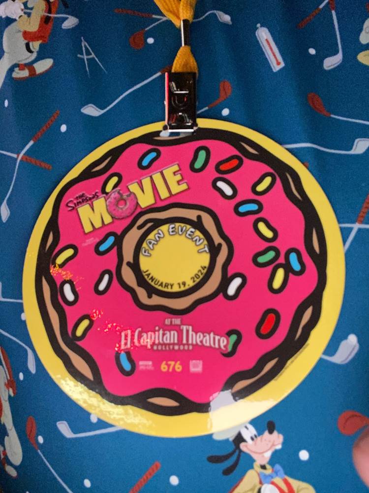 Video / Photos "The Simpsons Movie" Fan Event at El Capitan Theatre