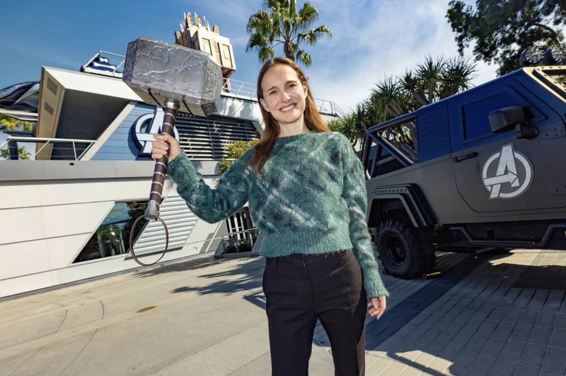 Academy Award Winner Natalie Portman Visits Avengers Campus at Disney California Adventure - - Vimarsana News
