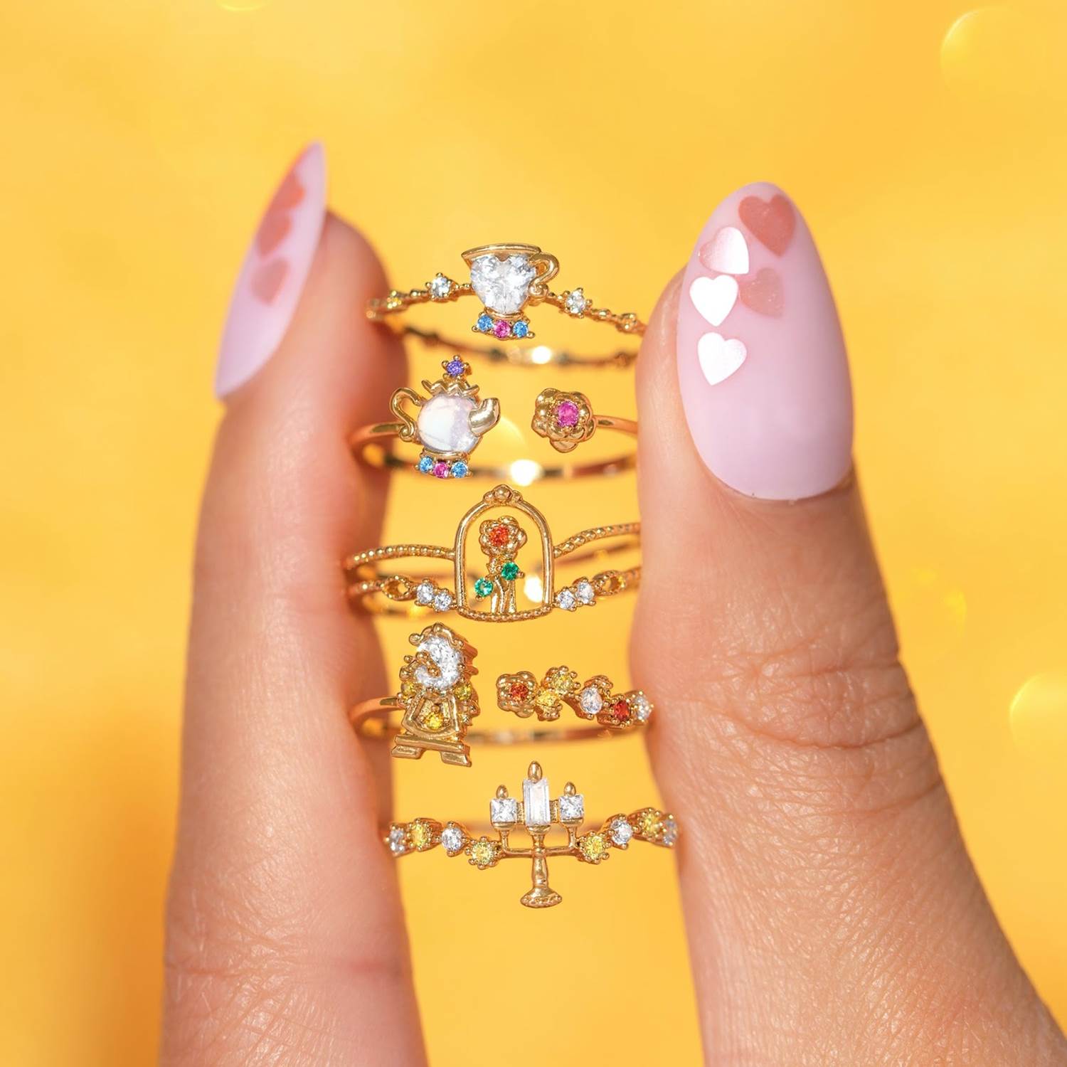 "Beauty and the Beast" Ring Collection From Girls Crew