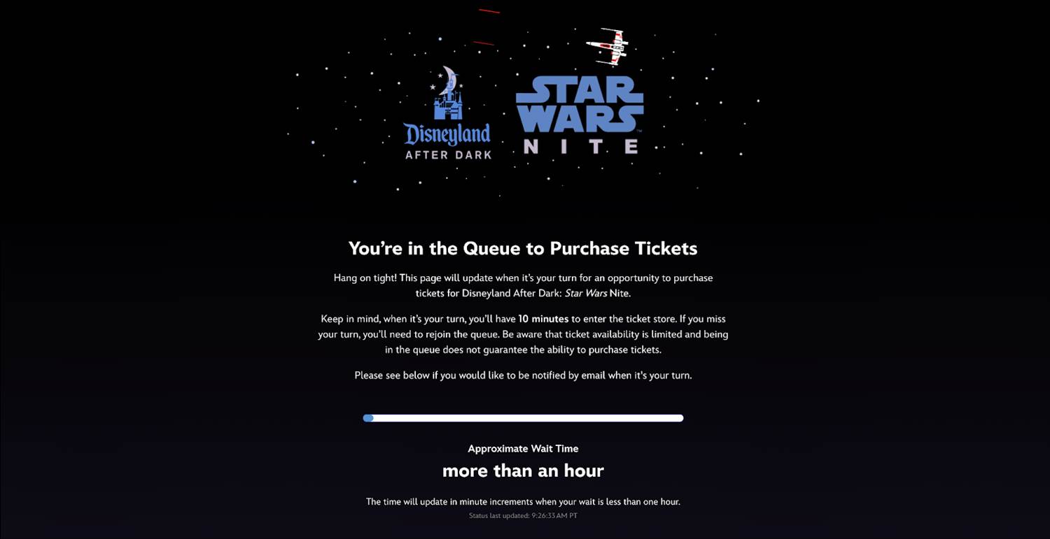 Disneyland Resort Debuts "Notify Me" System for Online Ticketing Queues - - Vimarsana News