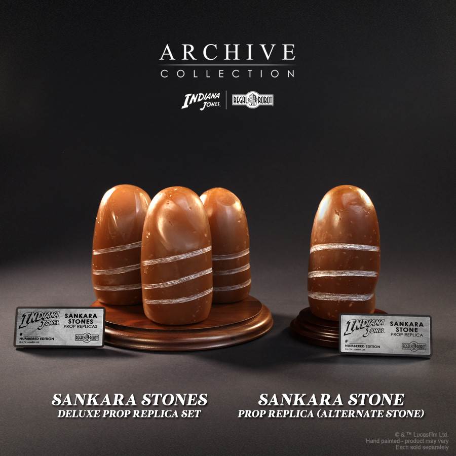 "Indiana Jones and the Temple of Doom" Sankara Stones Prop Replicas Coming in March from Regal Robot - - Vimarsana News