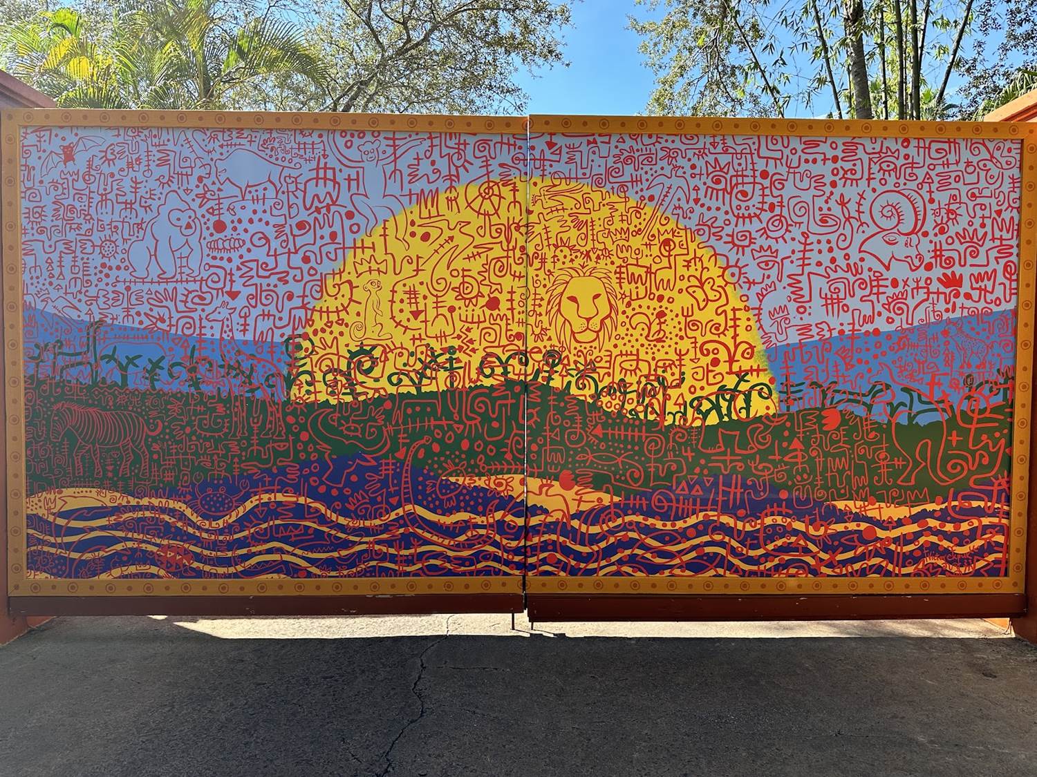 Vibrant New Mural Debuts at Disney's Animal Kingdom Near Creature Comforts - - Vimarsana News