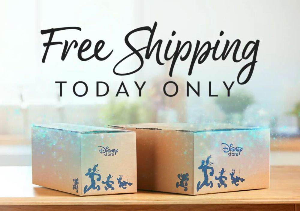 Free Shipping on Any Size Order Disney Store