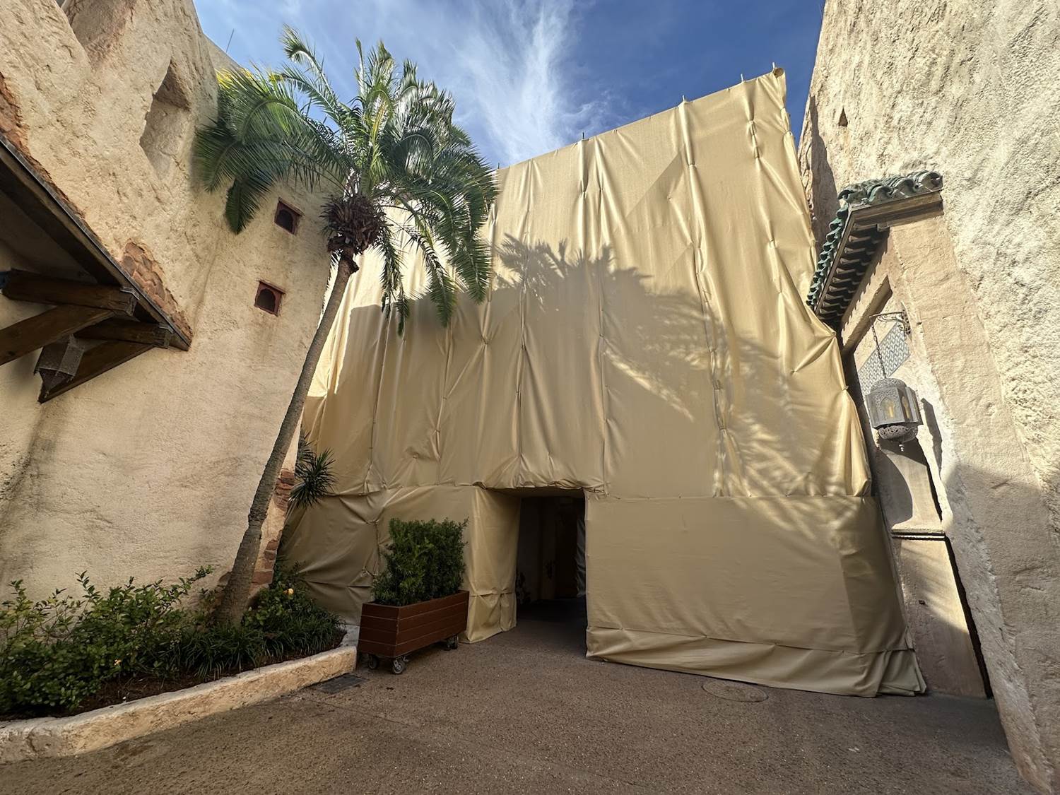 Photos Construction Efforts Take Over EPCOT's Morocco Pavilion Ahead