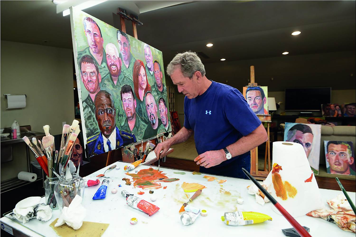 New Exhibit Featuring Veteran Portraits by President George W. Bush Coming to EPCOT in June - Vimarsana News