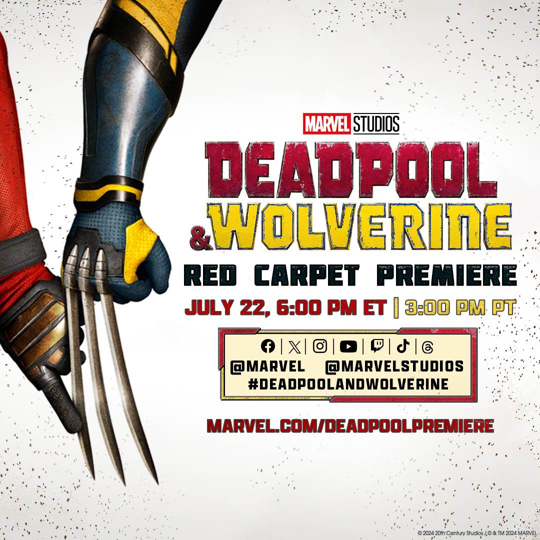 “Deadpool & Wolverine” To Livestream Red Carpet Premiere