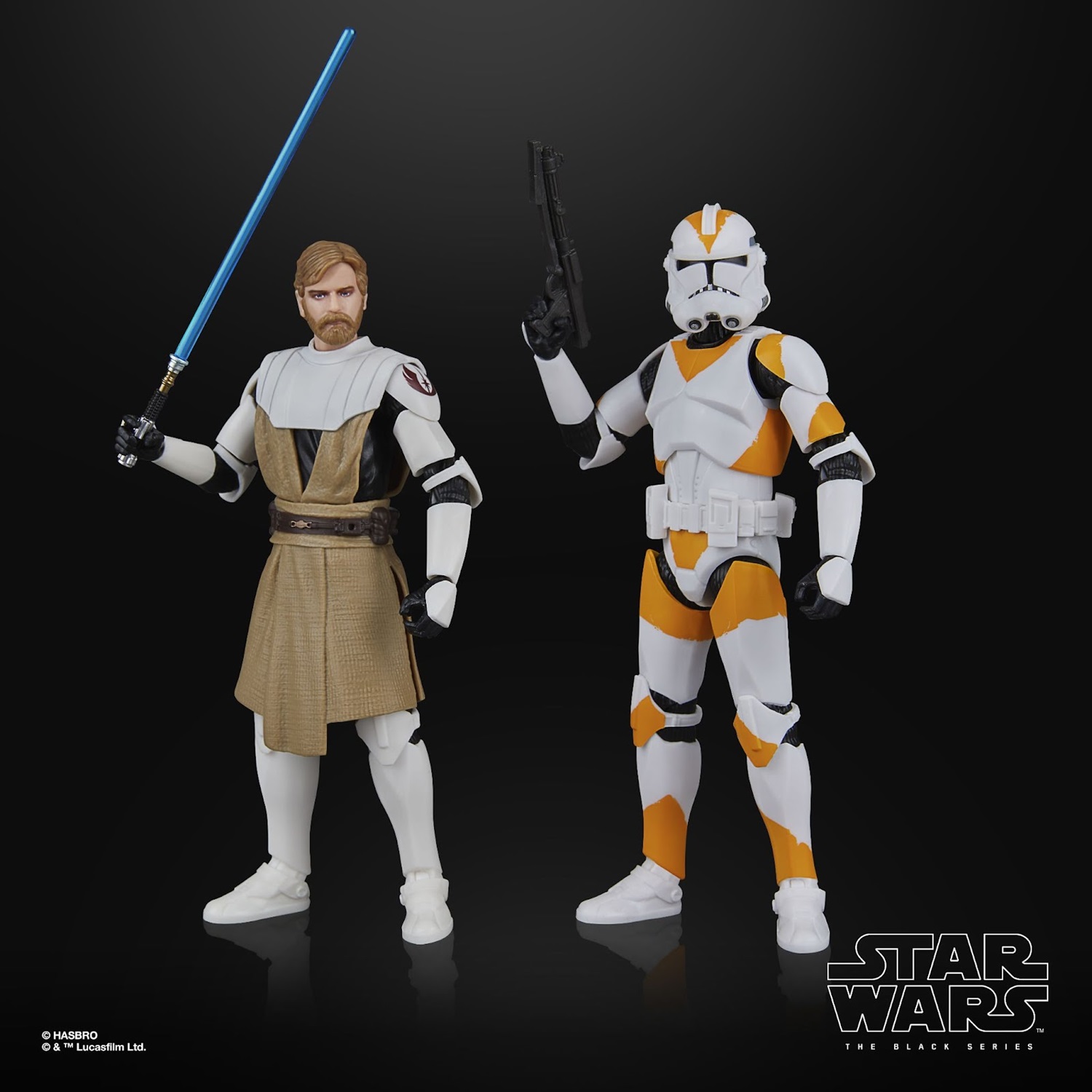 Hasbro Star Wars The Clone Wars 2009: Action Figure Commander Cody E Clone Trooper Echo (10 Cm)