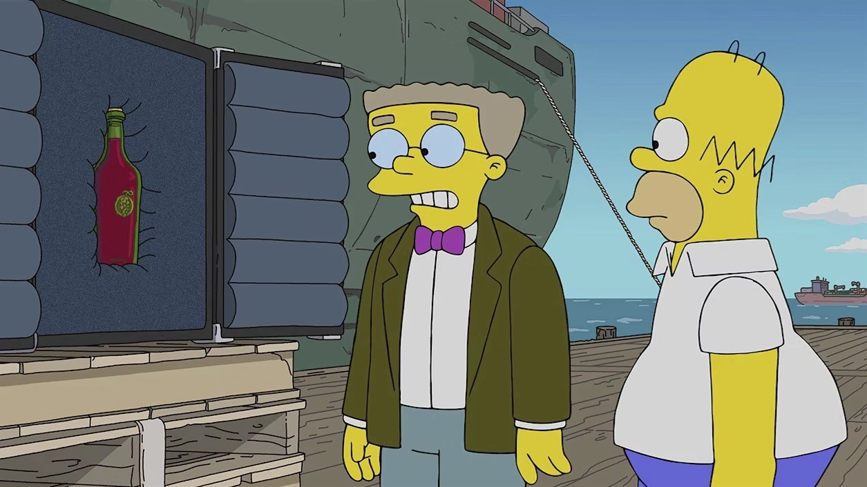 TV Recap / Review Marge and Smithers Wine in "The